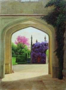 Flowering Trees In Vorontsovsky Palace, Alupka — Gavriil Kondratenko