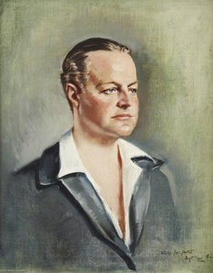 Huttleston Rogers Broughton (1896–1966), 1st Lord Fairhaven (study) — Alexander Christie