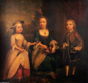 Portrait Of Three Children — Joseph Highmore