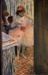 Dancer In Her Dressing Room — Edgar Degas