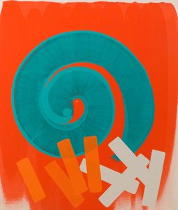 Spiral On Red — John Copnall