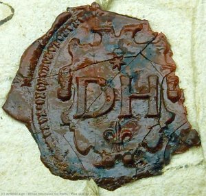 Wax Seal On A Letter — Diogo Henriques Do Porto