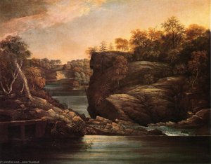 Norwich Falls (also Known As The Falls Of The Yantic At Norwich) — Pintor Da Revolução