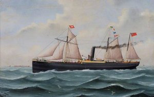 Steamship 'german Emperor' — John Fairbairn Fannen