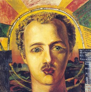 Portrait Of Poet-futurist Wassily Kamensky — David Davidovich Burliuk