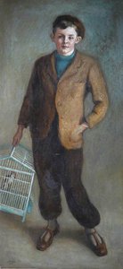Boy With A Birdcage — Georges Van Houten