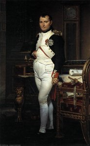 Napoleón En Su Estudio — Jacques-louis David
