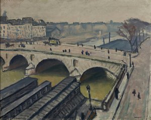 Le Pont Marie Vu Du Quai Bourbon — Albert Marquet