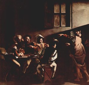 Jeesuksen Matteuksen Kutsuminen — Caravaggio