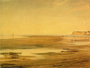 Crane Neck Across The Marsh — William Sidney Mount