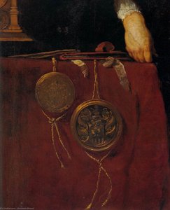 Portrait Of A Knight (detail) — Bernardo Strozzi