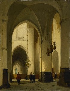 Interior Of The Church Of St Bavo In Haarlem, Johannes Bosboom, C. 1860 - C. 1891 — Johannes Bosboom