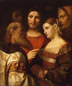 Christ And The Woman Taken In Adultery — პალმა ვეკიო