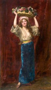The Flower Girl — Carolus-duran (charles-auguste-emile Durand)