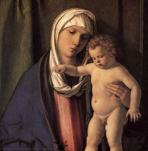 Virgin And Child (detail) — Giovanni Bellini
