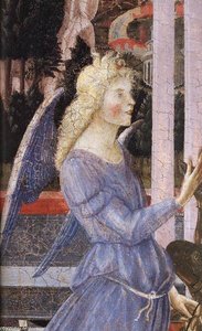 Annunciation (detail) — Francesco Di Giorgio Martini