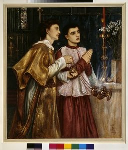 Two Acolytes Censing — Simeon Solomon
