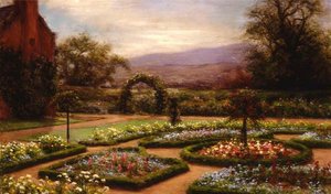 The Garden At Finzean, Aberdeenshire — Joseph Farquharson