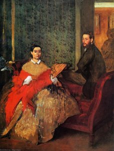 Edmondo And Therese Morbilli — Edgar Degas