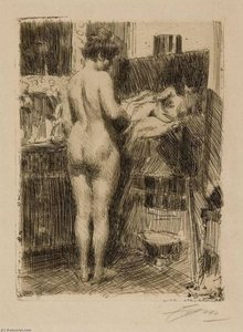 Model Before Picture — Anders Leonard Zorn