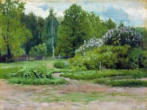 Lilacs In The Park — Stanislav Zhukovsky