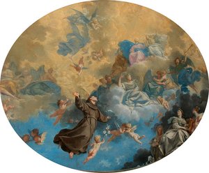 The Glorification Of Saint Antoine De Padoue — Donato Creti