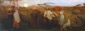 The Harvest Moon — George Heming Mason