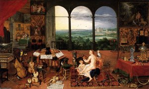 The Sense Of Hearing — Jan Brueghel The Elder
