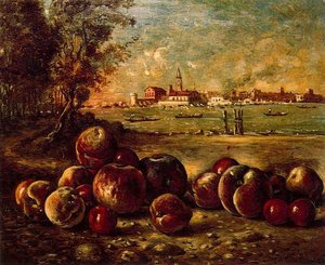Still Life In Venetian Landscape — Giorgio De Chirico