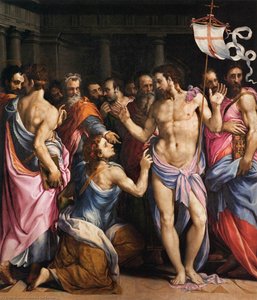 The Incredulity Of St Thomas — Cecchino Del Salviati
