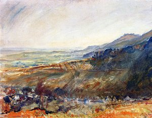 Palatinate Landscape - View Of The Madenburg — Max Slevogt