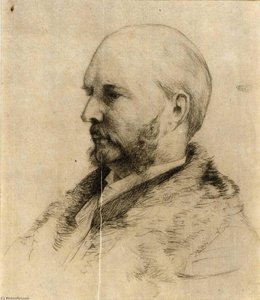 Portrait Of Robert Hoe — Julian Alden Weir