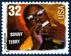 32c Sonny Terry Stamp — United States Postal Service