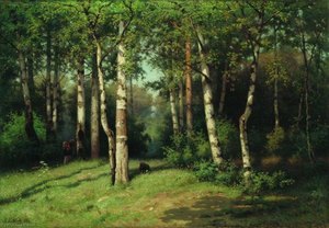 Midday In The Woods — Efim Efimovich Volkov
