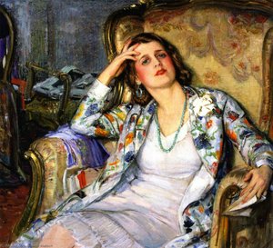 Portrait Of Ruth Renick (also Known As Jade Necklace) — Joseph Kleitsch