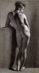 Nude Viewed From Behind — Pierre-paul Prud'hon