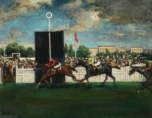 The Finish At An English Country Racecourse — Jacques-émile Blanche