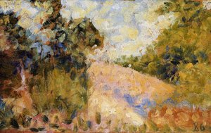 Pink Landscape — Georges Seurat
