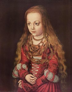 Portrait Of A Saxon Princess — Lucas Cranach The Elder