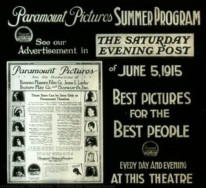 Advertising Slide, Paramount Pictures — Edward Steichen