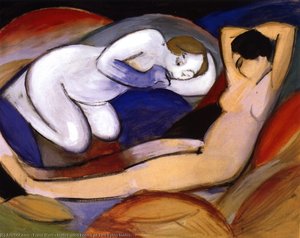 Nombres (también Conocidos Como Dos Ninjas Acostados) — Franz Marc