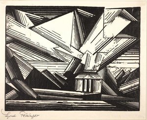 Mansion At The Beach — Lyonel Feininger