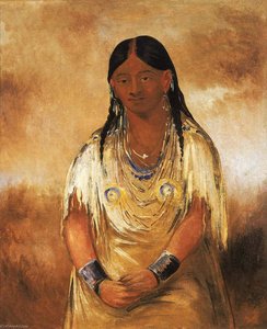 Mún Ne O Ye, Eine Frau — George Catlin