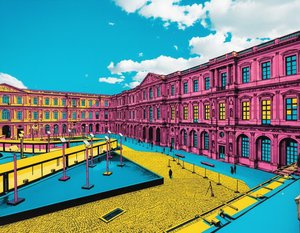 Cyan Reverie: Palazzo Giallo — Jacques Villedieu
