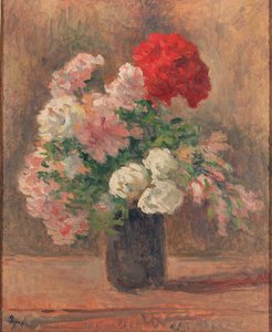 A Still Life With Flowers — Maximilien Luce