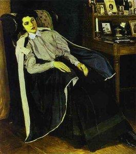 Portrait Of Olga Nesterova — Mikhail Nesterov