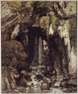 La Cueva De Los Gigantes De Saillon (suiza) — Gustave Courbet