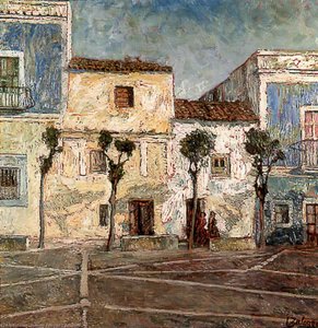 Houses In The Sun — Ignacio Zuloaga Y Zabala