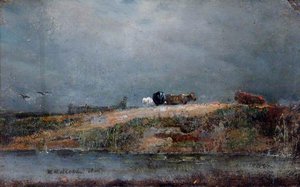Hampstead Heath With Cows — William Mulready The Younger