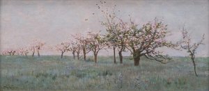 Die Blütenapfelbaum — Charles-françois Daubigny
